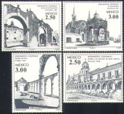 *Známky Mexiko 1980 Koloniálne budovy, neorazená séria - Kliknutím na obrázok zatvorte -
